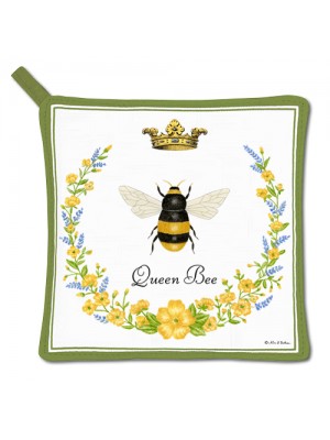 Potholder 21-533 Queen Bee (Floral)