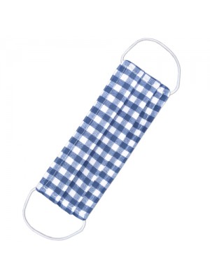 Child Size Face Mask CH-04 Blue Checkered