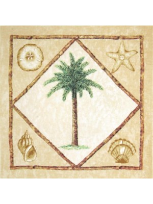 Single Flour Sack Towel U34-609 Palm Tree