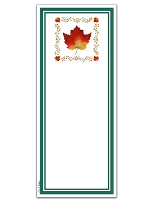 Magnetic Note Pad 14-521 Maple Leaf