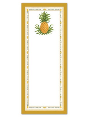 Magnetic Note Pad 14-10GP Gold Pineapple