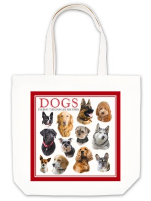 Large Tote 17-535 Dogs
